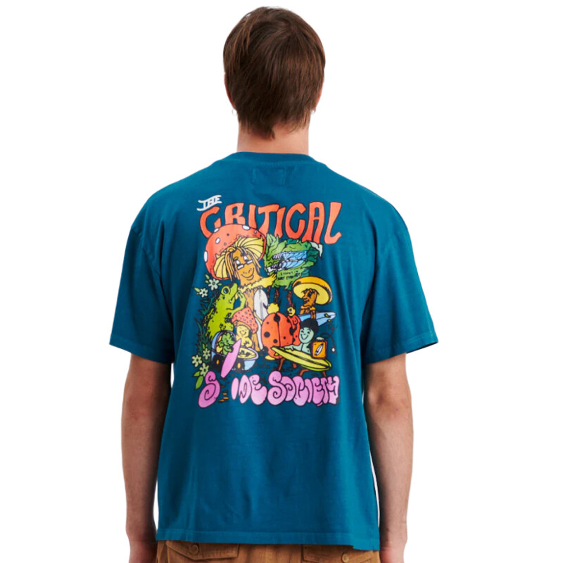 Remera Critical Slide Etiquette - Azul Remera Critical Slide Etiquette - Azul