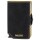 Billetera Baleine Double Kansas en Aluminio y Cuero con Protección RFID Golden Black