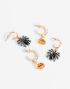 Aros Argollas Set Halloween Argollas Sets Halloween - Combinacion Multicolor
