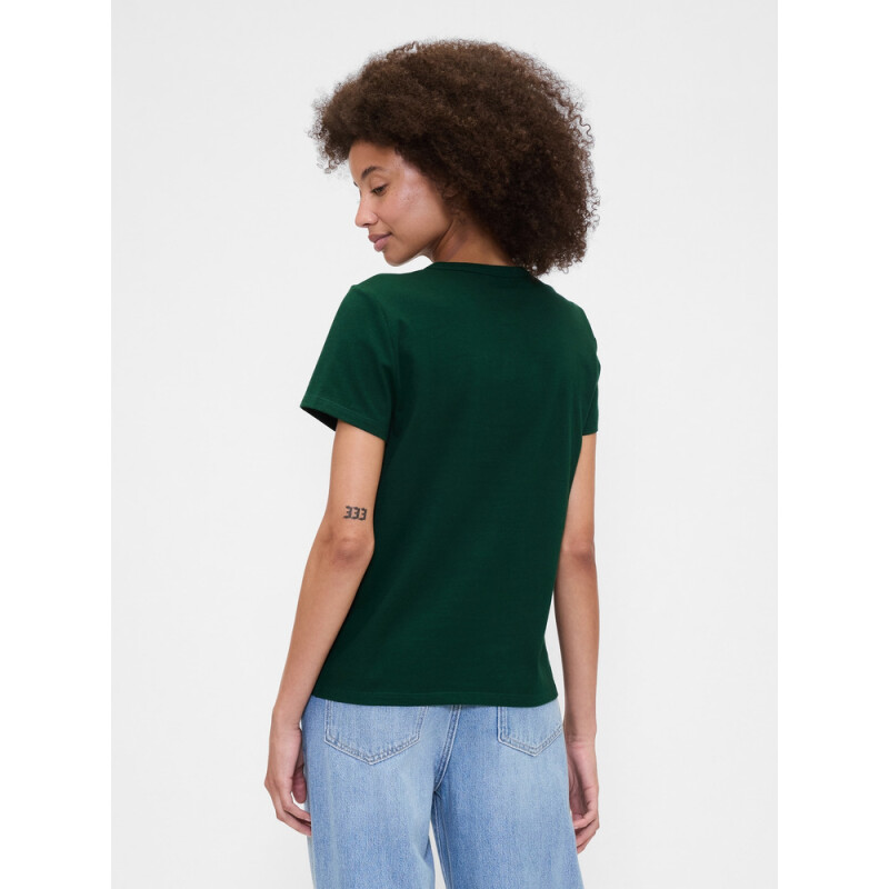 V-FRCH SS FAV CREW GRAPHIC EVERGREEN GLAMOUR