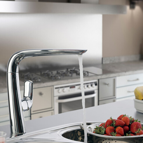 Griferia De Cocina Monocomando Linea Epuyen Fv CROMO