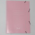 CARPETA DALI CON ELASTICO TAMAÑO OFICIO COLORES PASTELES COLOR ROSADO
