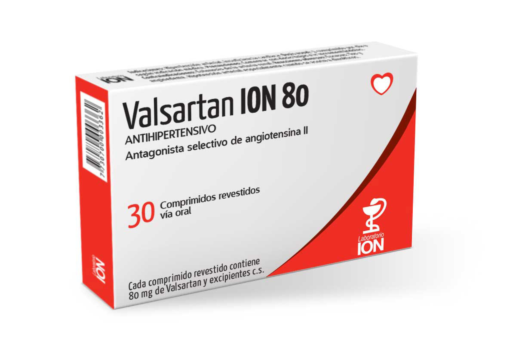 Valsartan Ion 80 30 Comprimidos 