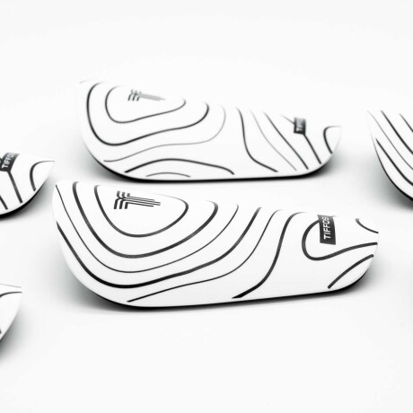 Espinilleras Pro Tiffosi de Hombre Blanco