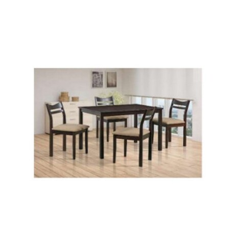 JUEGO DE COMEDOR ELDOM HINO MESA+ 4 SILLAS (PEONIA) JUEGO DE COMEDOR ELDOM HINO MESA+ 4 SILLAS (PEONIA)