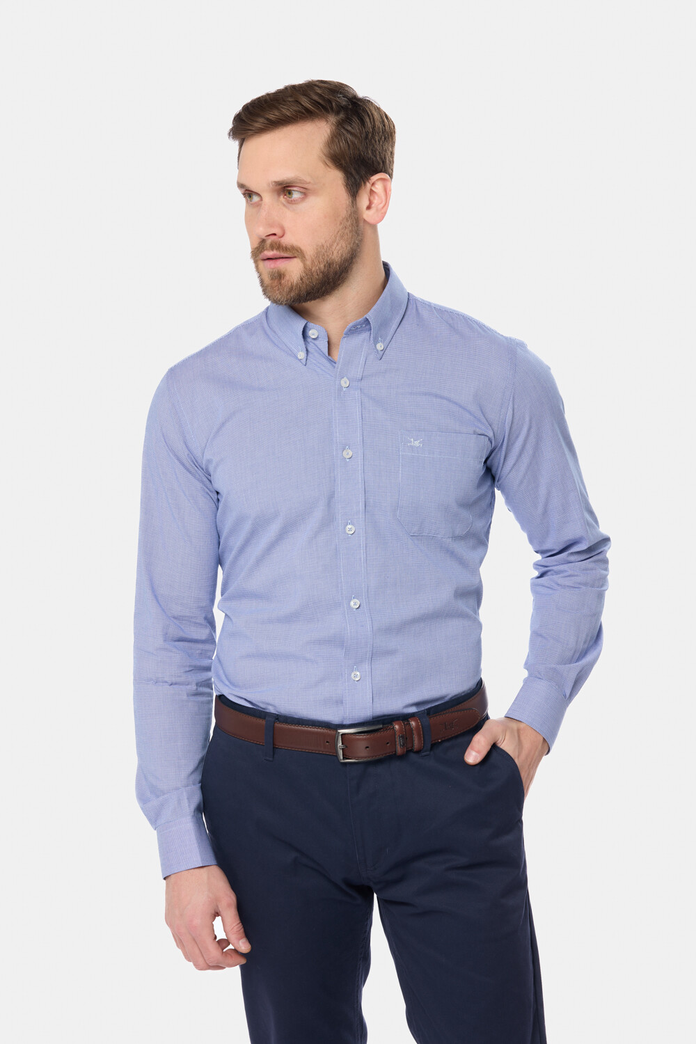 CAMISA CUADROS Celazul