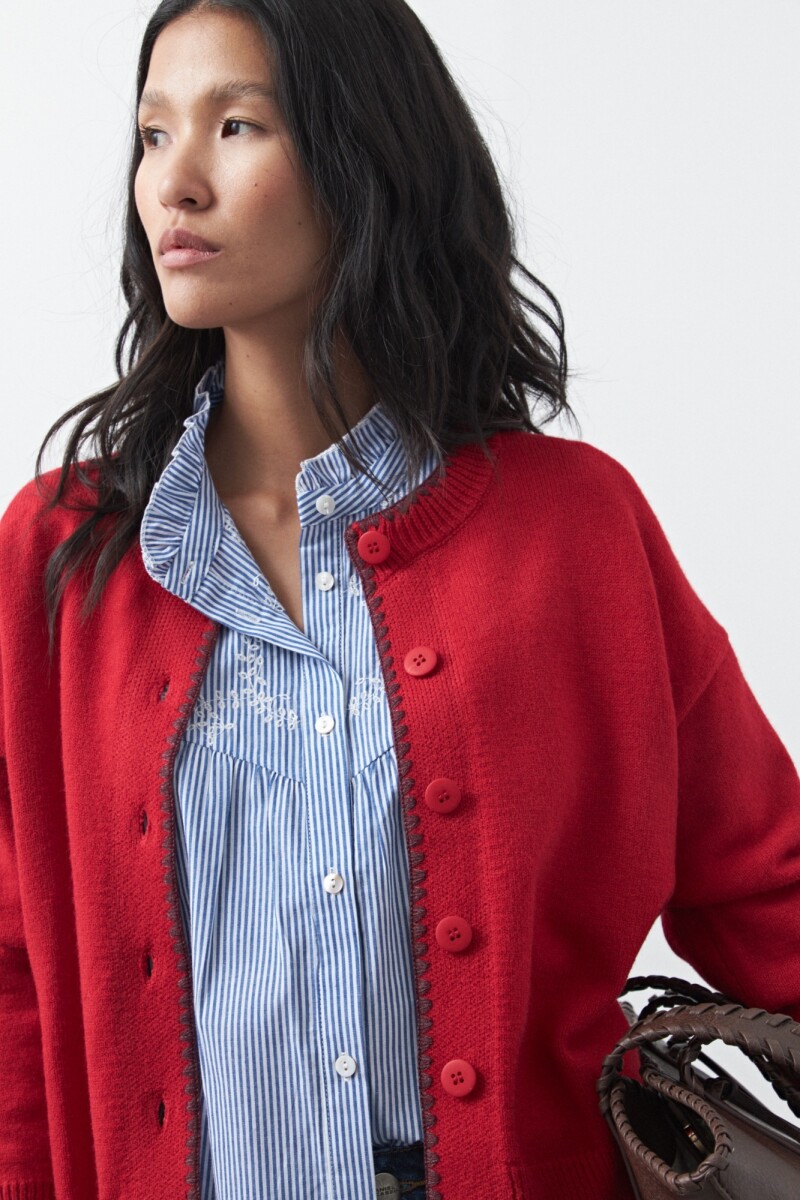 CARDIGAN TELMA - Rojo 