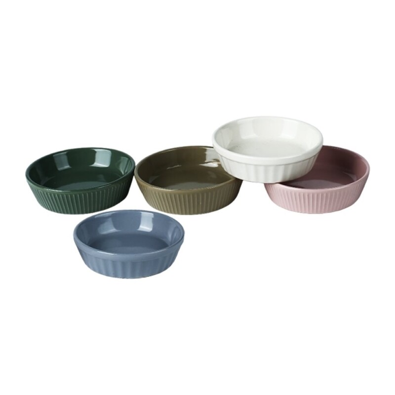 Ramequín Rayas Selecta 12 cm Colores Surtidos RAMEQUIN D12X2,5CM RAYAS SURTIDO