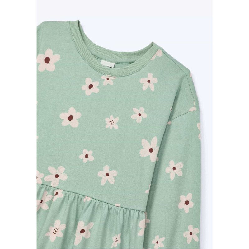 VESTIDO ML FEM VERDE