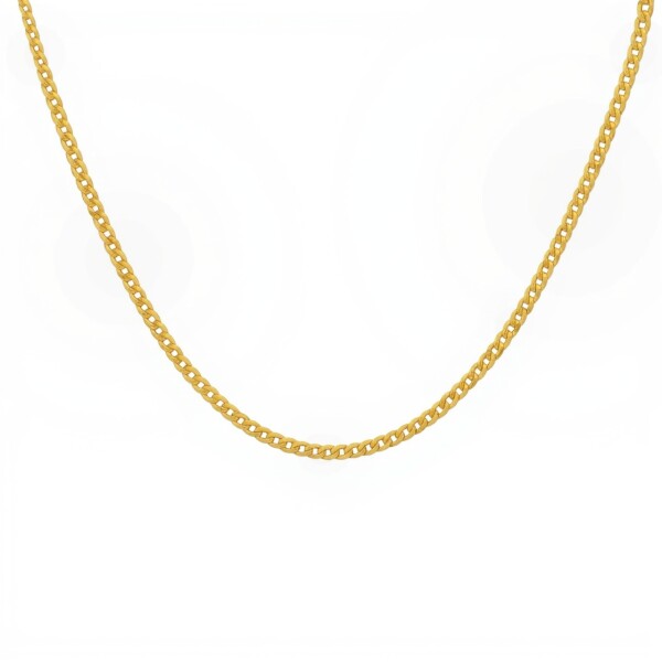 Cadena oro cubana -Oro bajo -Sin Piedra-CD8018 sinpiedra