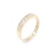Anillo en oro 18k amarillo con 6 brillantes Anillo en oro 18k amarillo con 6 brillantes