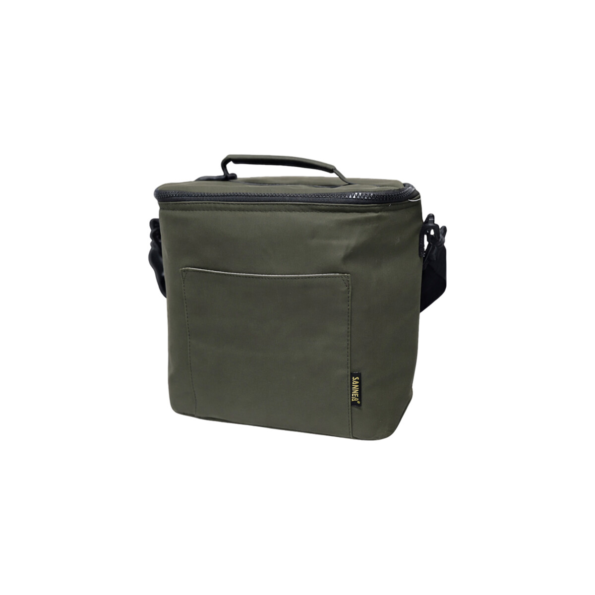 Lunchera térmica 10L con asa y correa ajustable - Verde 