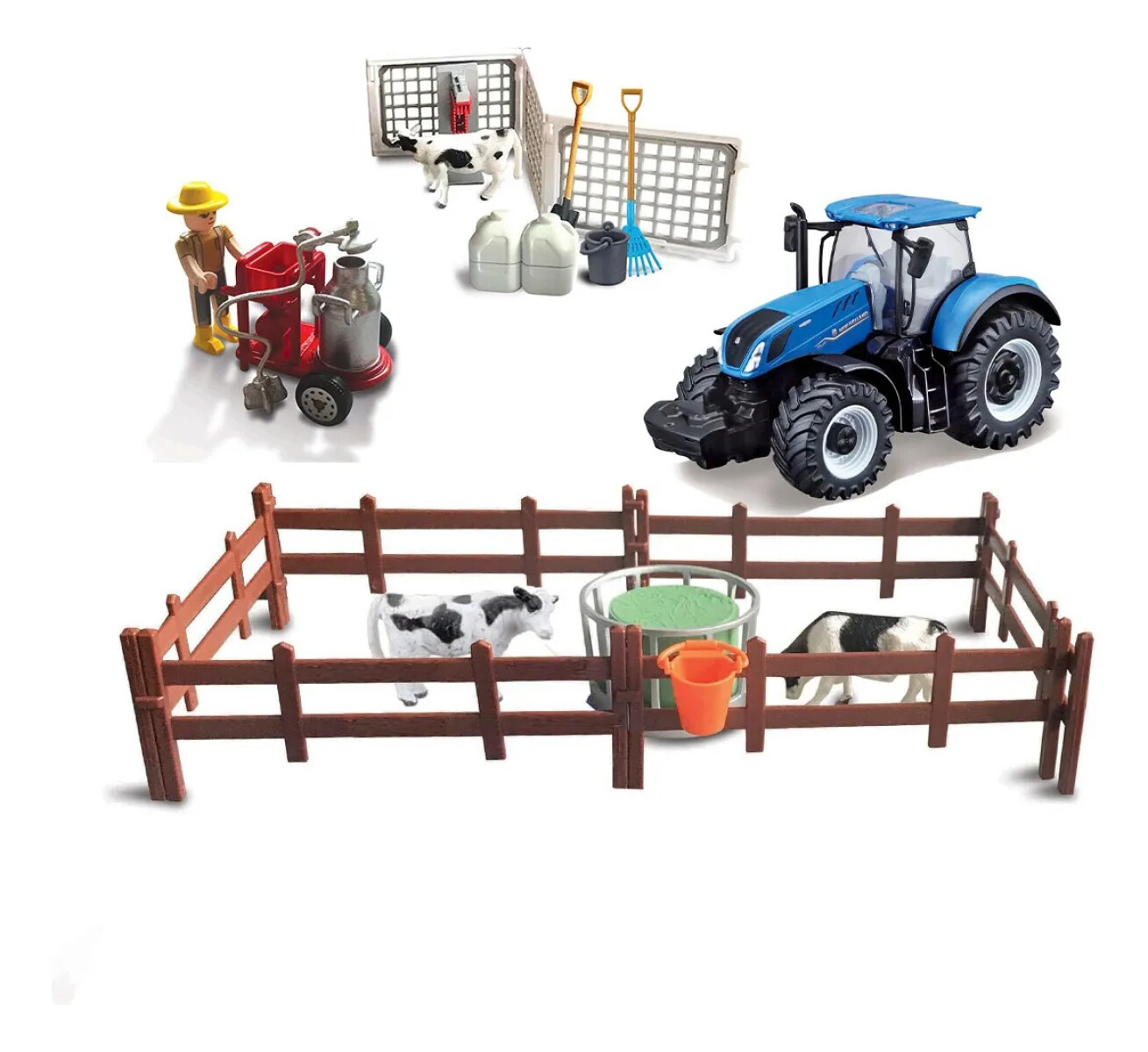 KIT TRACTOR NH T7 + GRANJA 