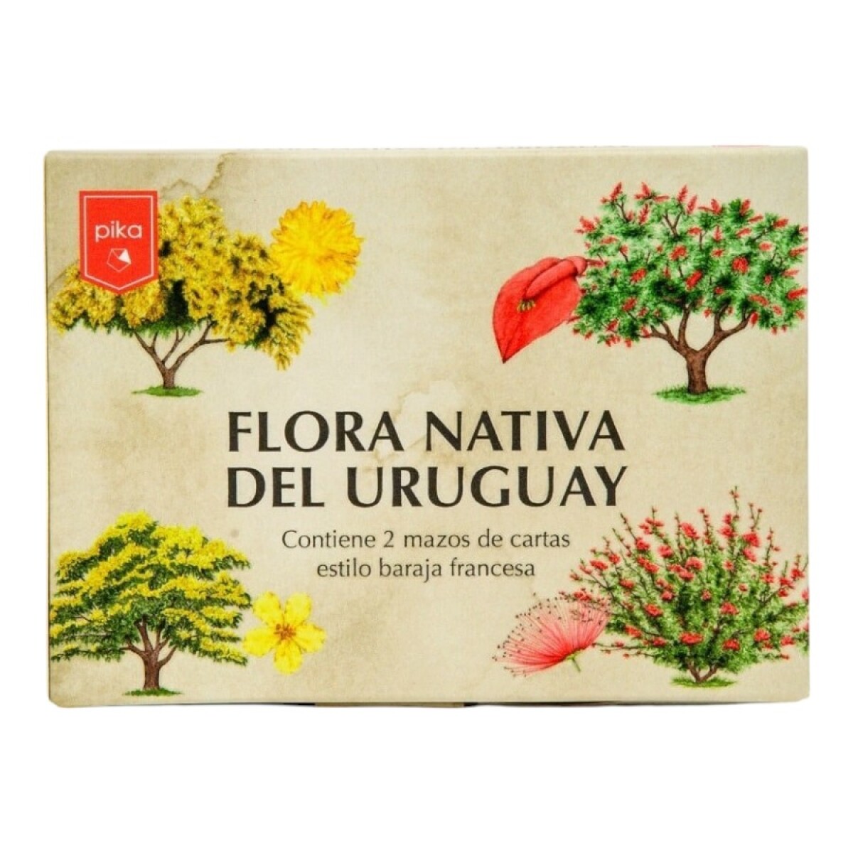 Juego de Cartas Flora Nativa del Uruguay Pika 