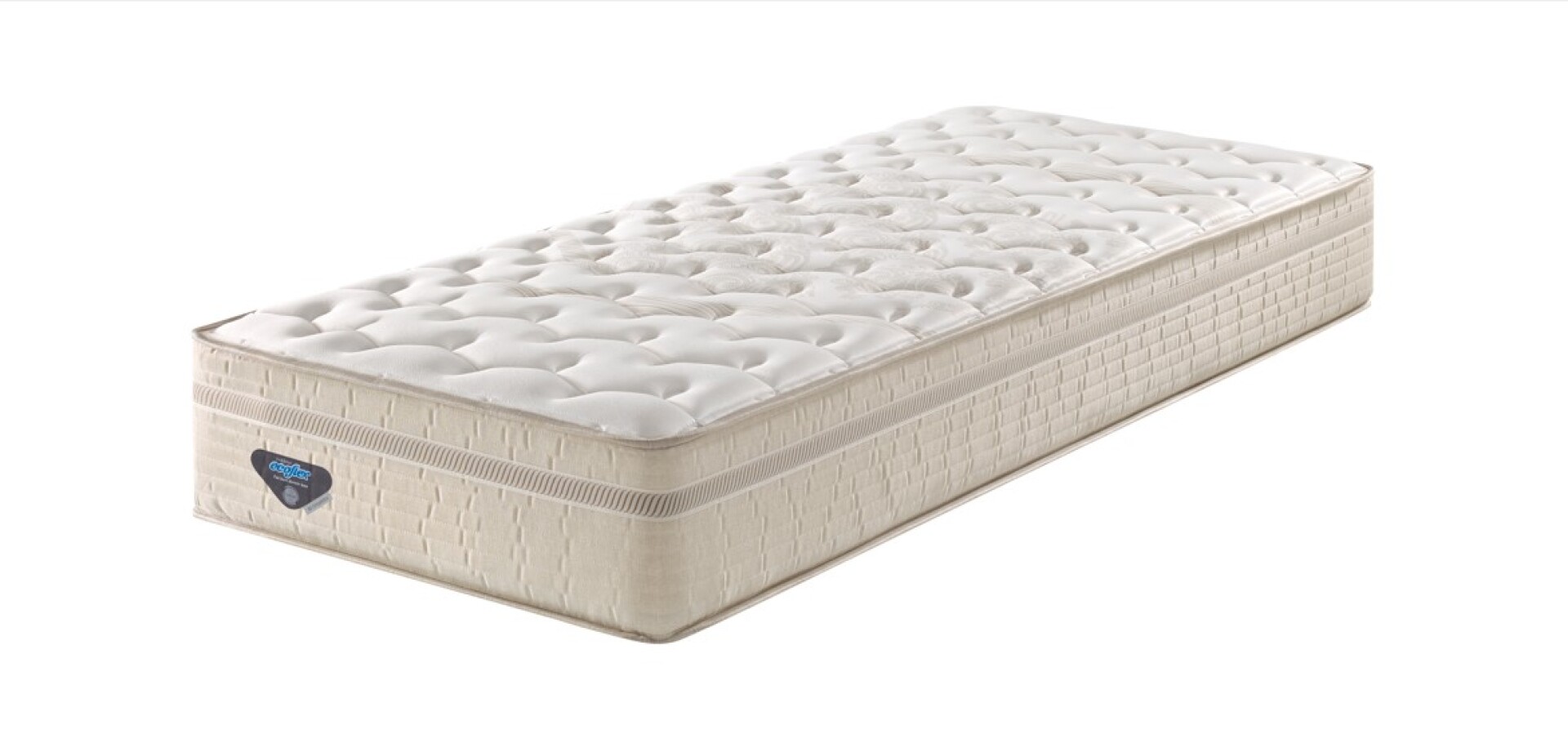 Colchón Espuma 1 Plaza ECOFLEX D80 Ortopédico 88 x 188 x 30 cm 