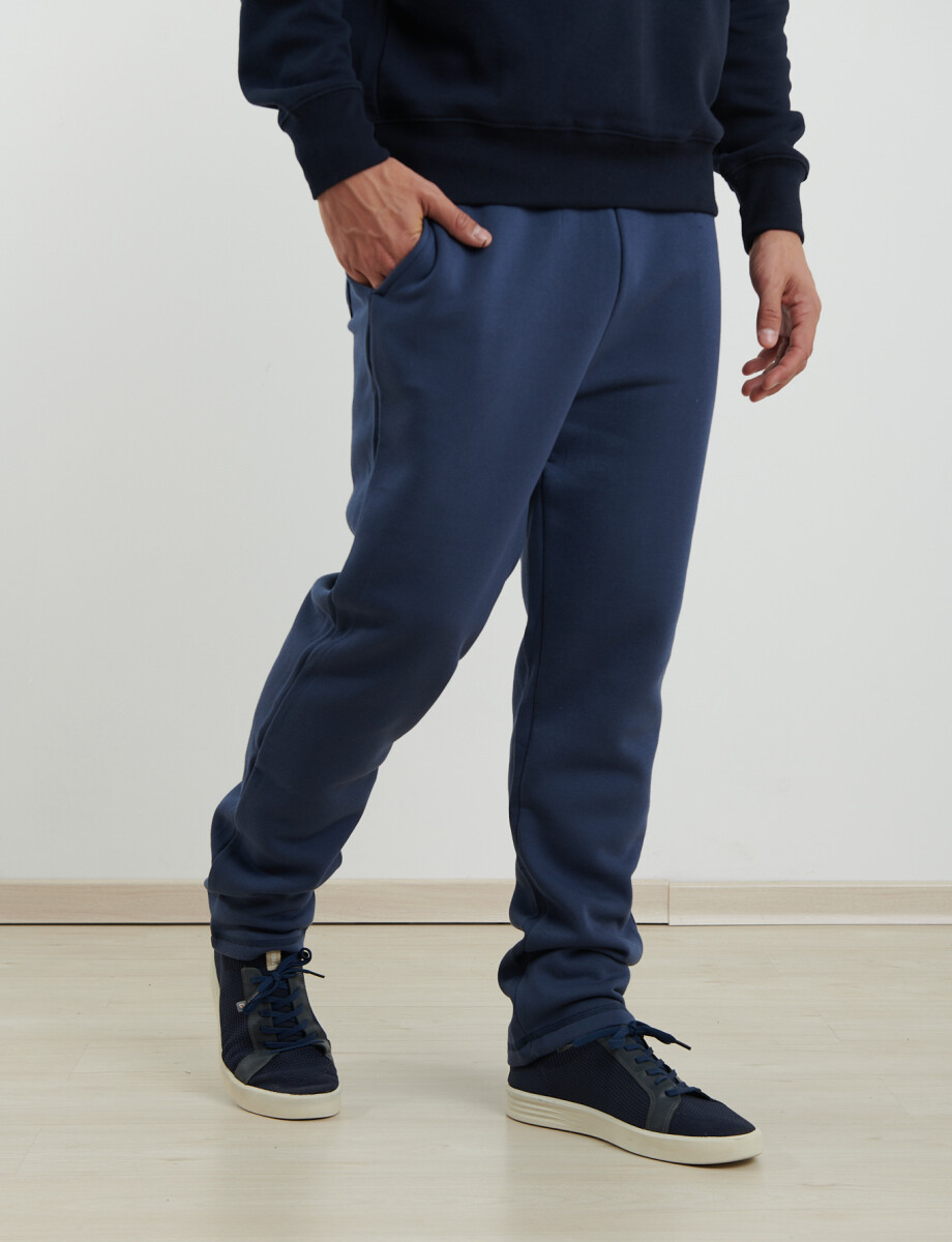 080918 PANTALON HARRY Azul Piedra Melange