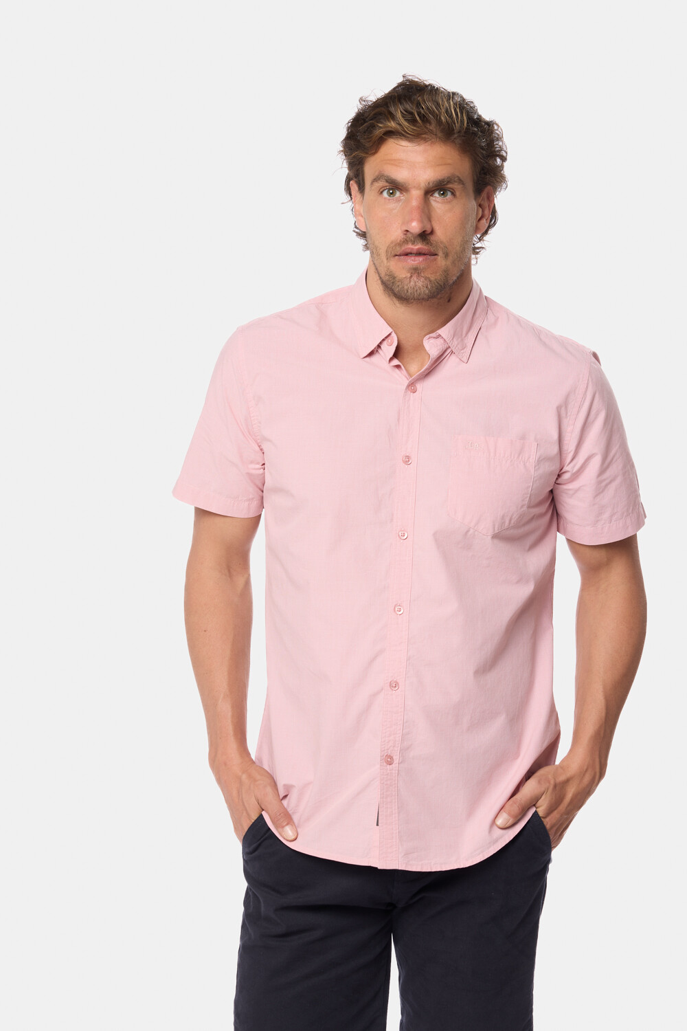 CAMISA A CUADROS Rosa
