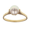 Anillo Amelia en oro amarillo 18K con perla de cultivo Anillo Amelia en oro amarillo 18K con perla de cultivo