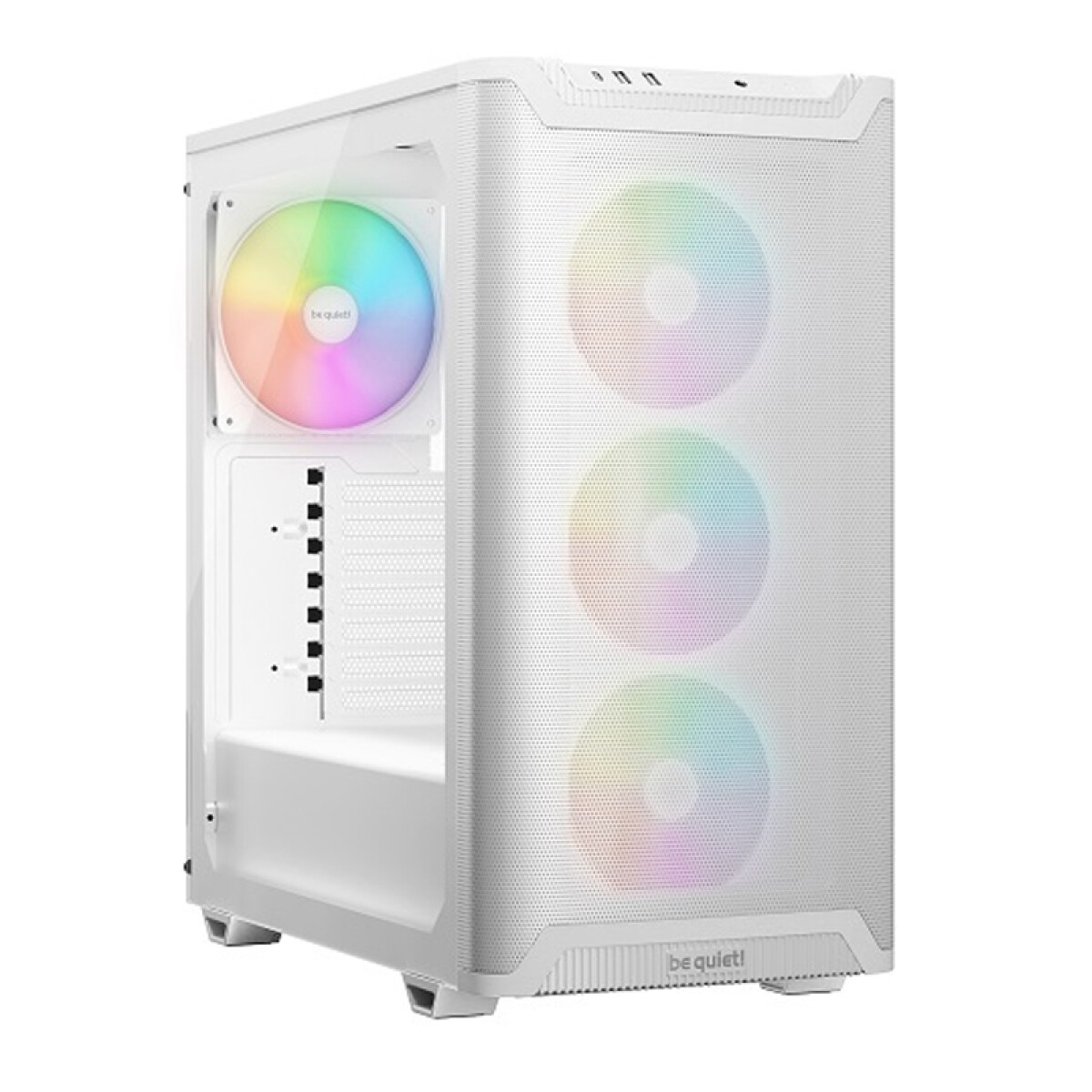 Gabinete be quiet! Pure Base 501 LX Blanco. Iluminación y flujo de aire impresionantes 