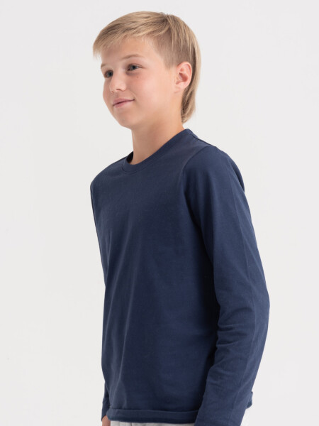 Camiseta manga larga Azul