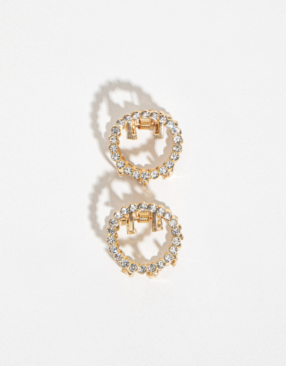 Set De Broches Con Strass 