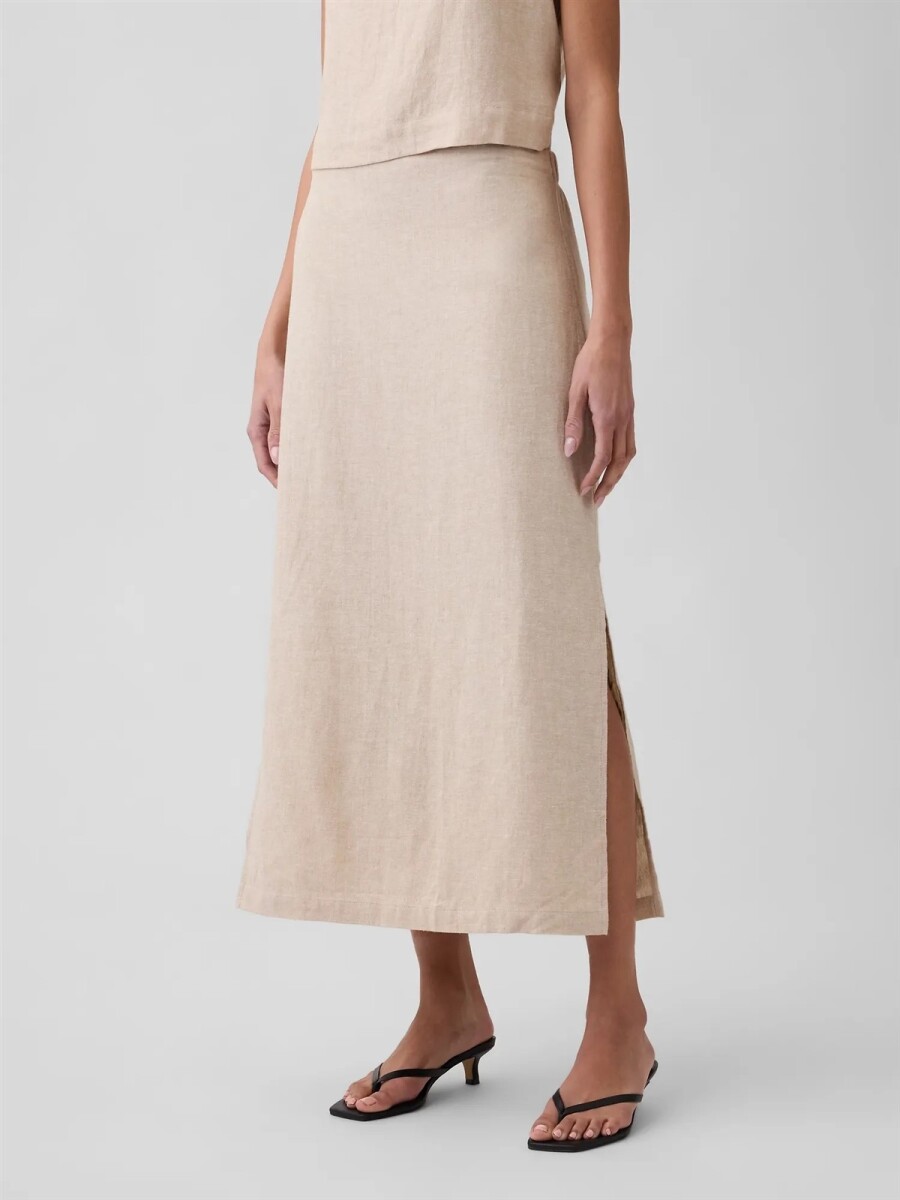 Pollera De Lino Mujer - Flax Linen 