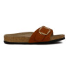 Sandalias Mujer Darkness Tira Ancha Y Hebilla Marron Claro