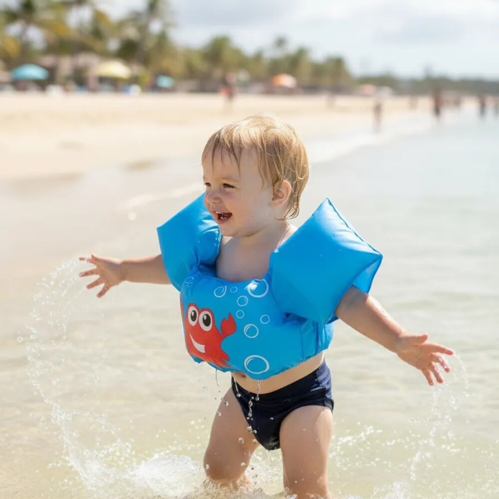 Flotador alita y pechera 14-25kg QUO azul