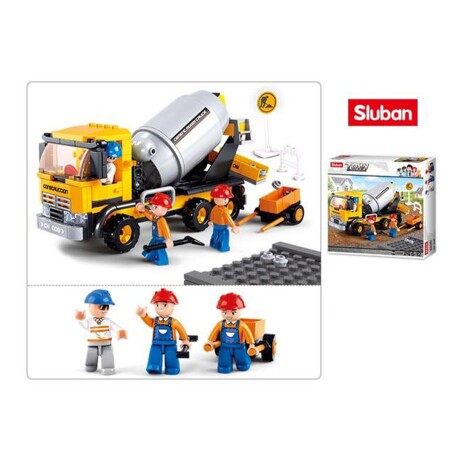 Bloques de Construcción Sluban Camión de Cemento 296 Pzs 001
