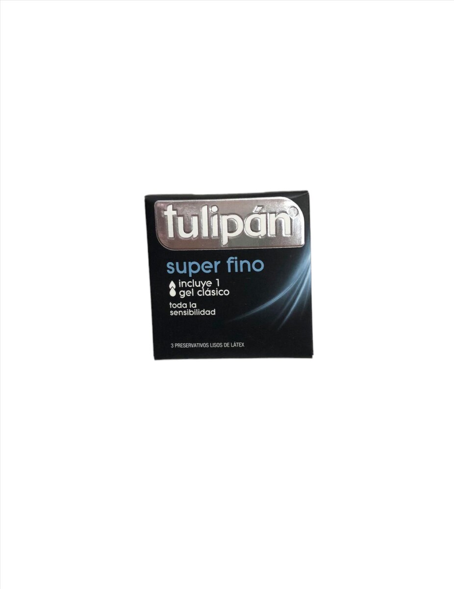 Preservativo Tulipán x 3 - Super Fino 