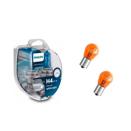 LAMPARA COMBO PACK lámpara H4 Diamond Vision + 12496NA LAMPARA COMBO PACK lámpara H4 Diamond Vision + 12496NA