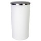 Papelera Lenox con tapa basculante 35L Blanco