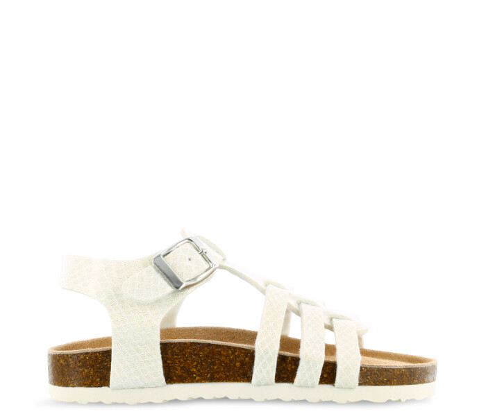 Sandalia de Niña Mini Miss Carol FRITS franciscana Blanco