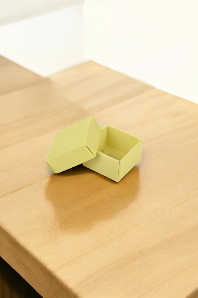 Caja 01 - 2,5x4x4 cm. - AMARILLO PASTEL 