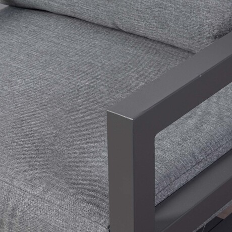 SET DE LIVING ALUMINIO GRIS PORTOFINO