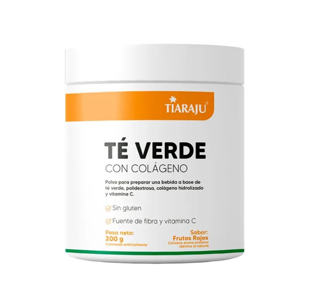 TIARAJU TÉ VERDE CON COLAGENO FCO 200GR 