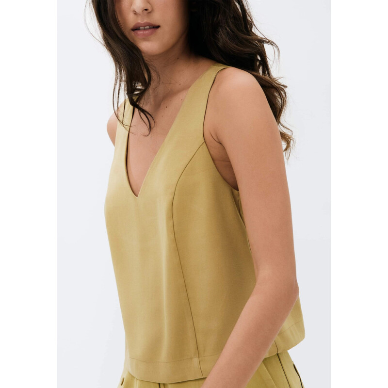 BLUSA SM FEM AMARELO CLARO