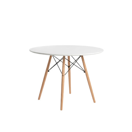Mesa Eames Redonda 120cm Patas De Madera Calidad Premium Mesa Eames Redonda 120cm Patas De Madera Calidad Premium