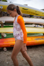 LITTLE SURFER ONE PIECE Spotted Rainbow