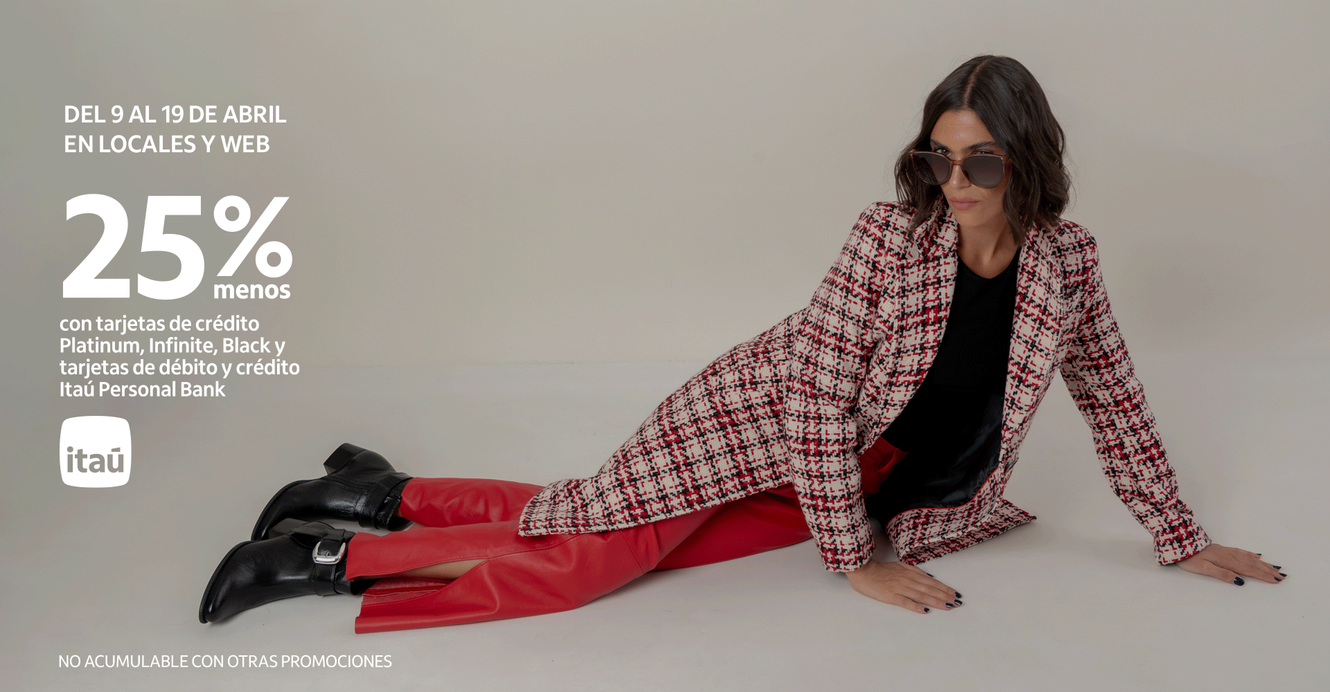 25% de descuento con tarjetas Itaú crédito