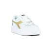 Championes Casuales Mujer Diadora Sportswear Blanco-Dorado
