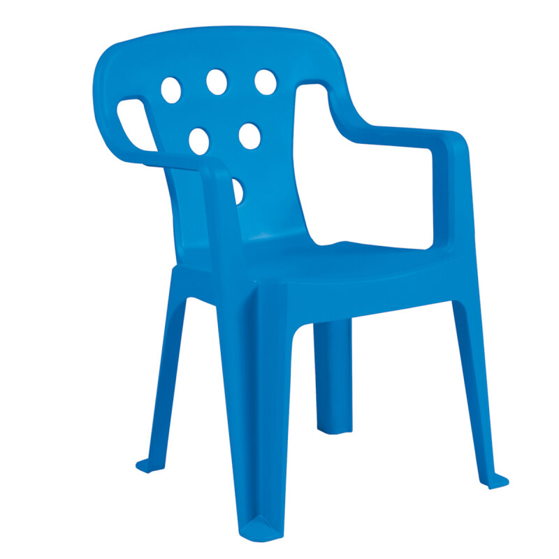 Silla infantil con apoya brazos AZUL