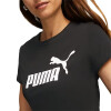 Remera Puma Logo de Mujer - 586774 01 Negro