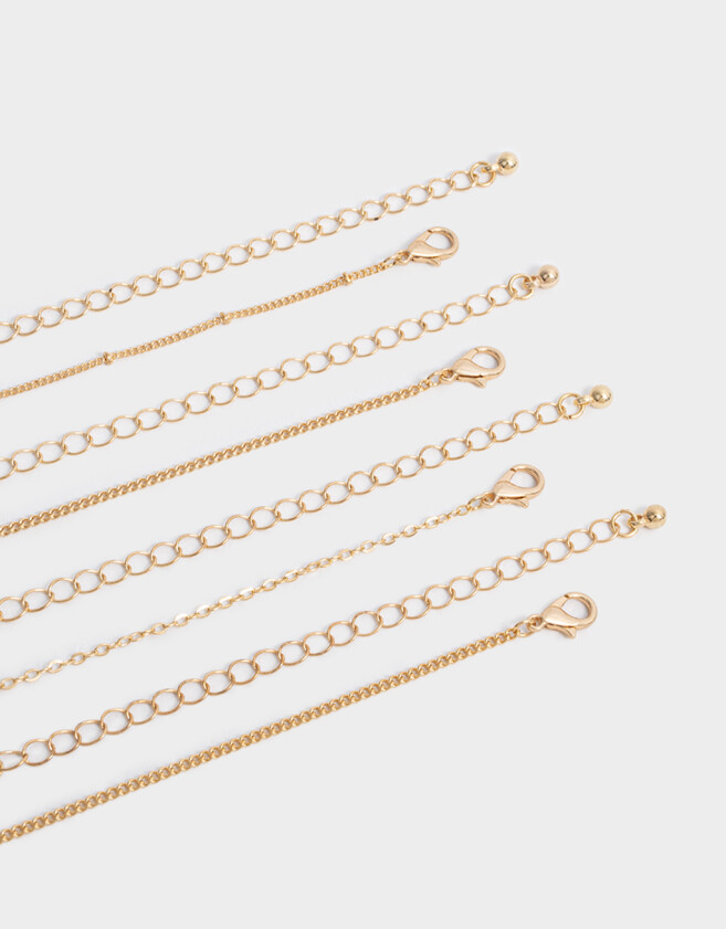 Collares Cortos Religioso Collares Cortos 4 Mix - Dorado