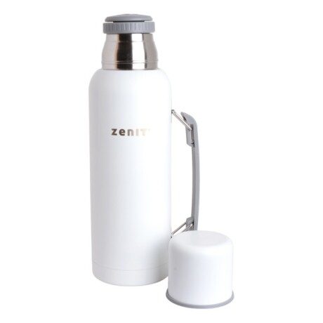 Termo Zenit Acero Inoxidable 1L Con Manija BLANCO