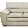 Sillón %100 Cuero - 3 Cuerpos - Premium Arena
