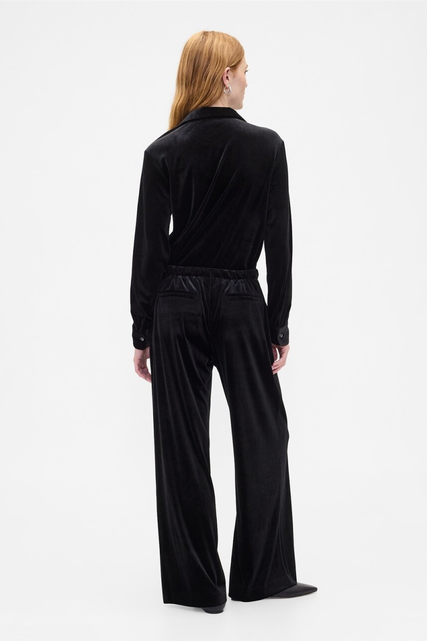 Pantalón Terciopelo Mujer Black 1