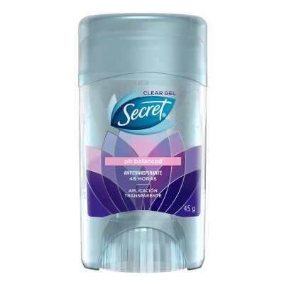 Desodorante Antitranspirante en Gel Secret pH Balanced 45 GR Desodorante Antitranspirante en Gel Secret pH Balanced 45 GR