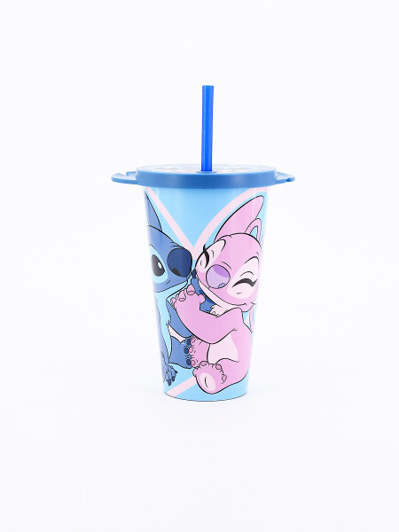 VASO CON SORBITO ANGEL CELESTE