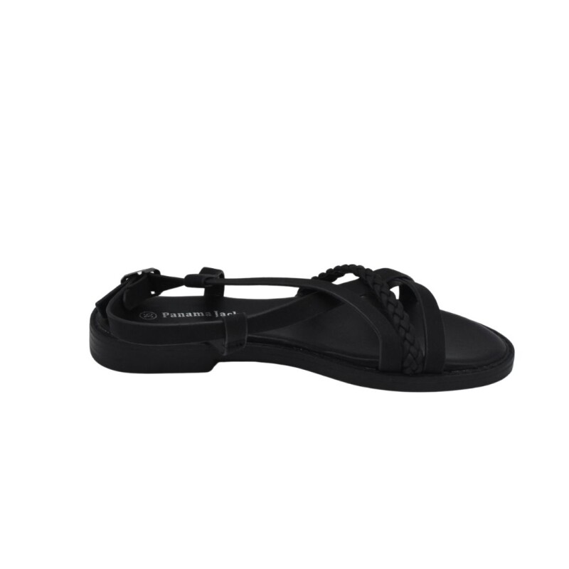 Sandalia de dama Panama Jack ALL BLACK